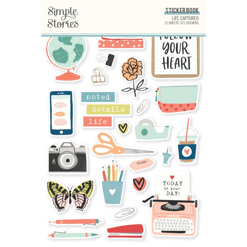 Simple Stories - Life Captured Sticker Book