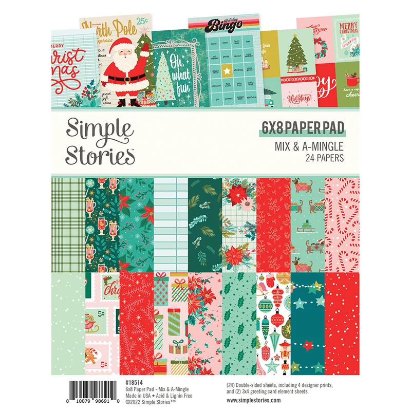 Simple Stories - Mix & A-Mingle 6x8 Paper Pad