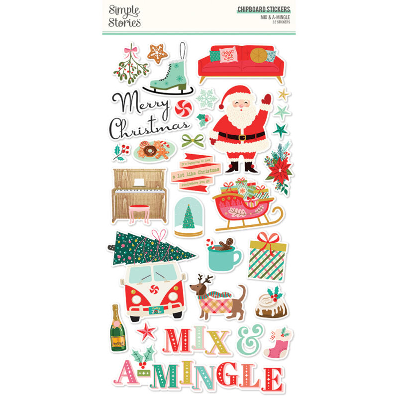 Simple Stories - Mix & A-Mingle 6x12 Chipboard