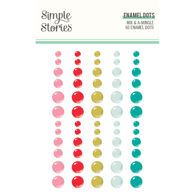 Simple Stories - Mix & A-Mingle Enamel Dots