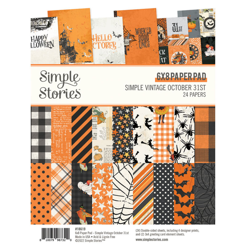 Simple Stories - Simple Vintage October 31st 6x8 Pad