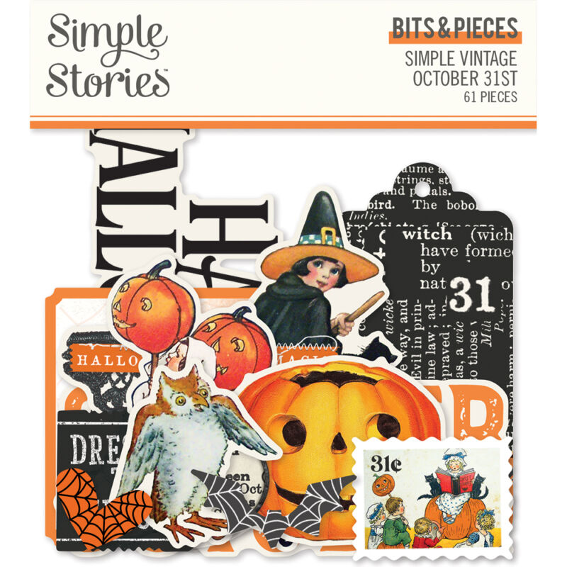 Simple Stories - Simple Vintage October 31st Bits & Pieces