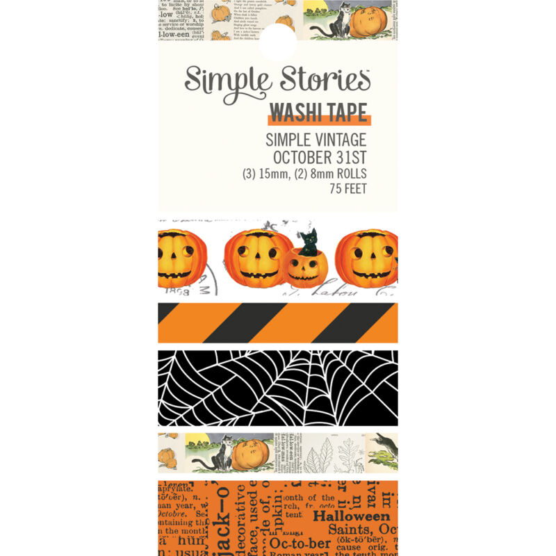 Simple Stories - Simple Vintage October 31st Washi Tape