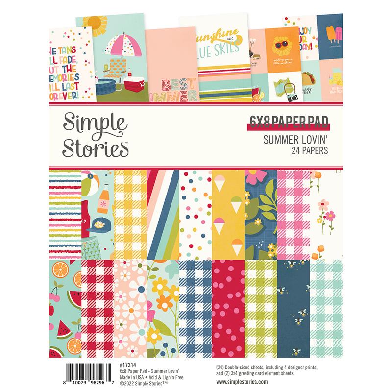 Simple Stories - Summer Lovin' 6x8 Pad
