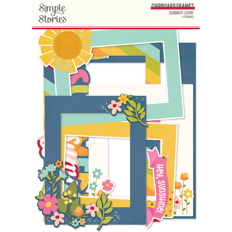 Simple Stories - Summer Lovin' Chipboard Frames