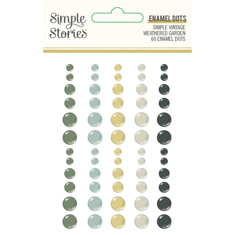 Simple Stories -  Weathered Garden Enamel Dots