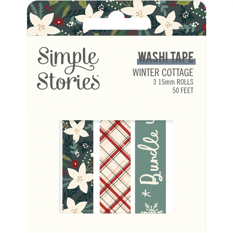 Simple Stories - Winter Cottage Washi Tape