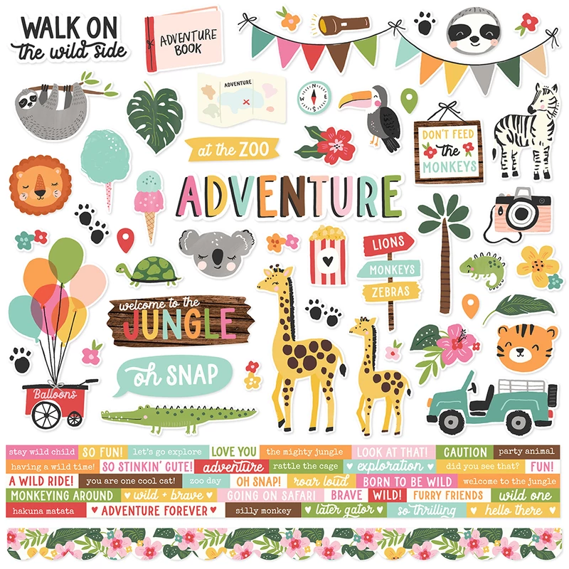 Simple Stories - Into the Wild 12x12 matrica