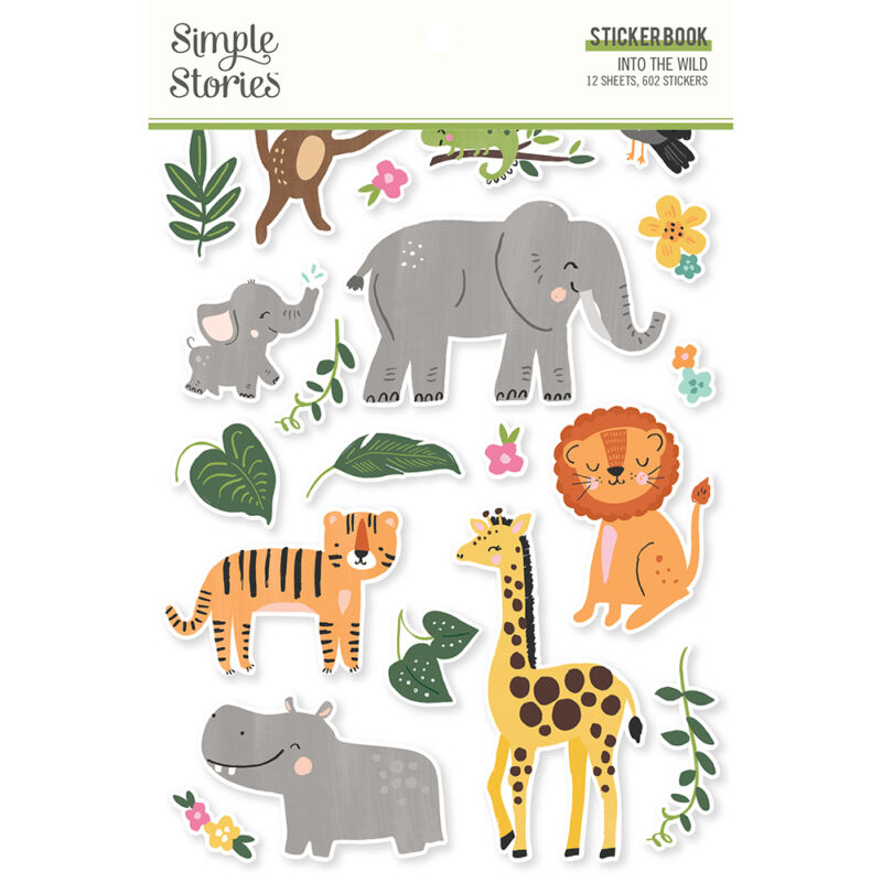 Simple Stories - Into the Wild Sticker Book