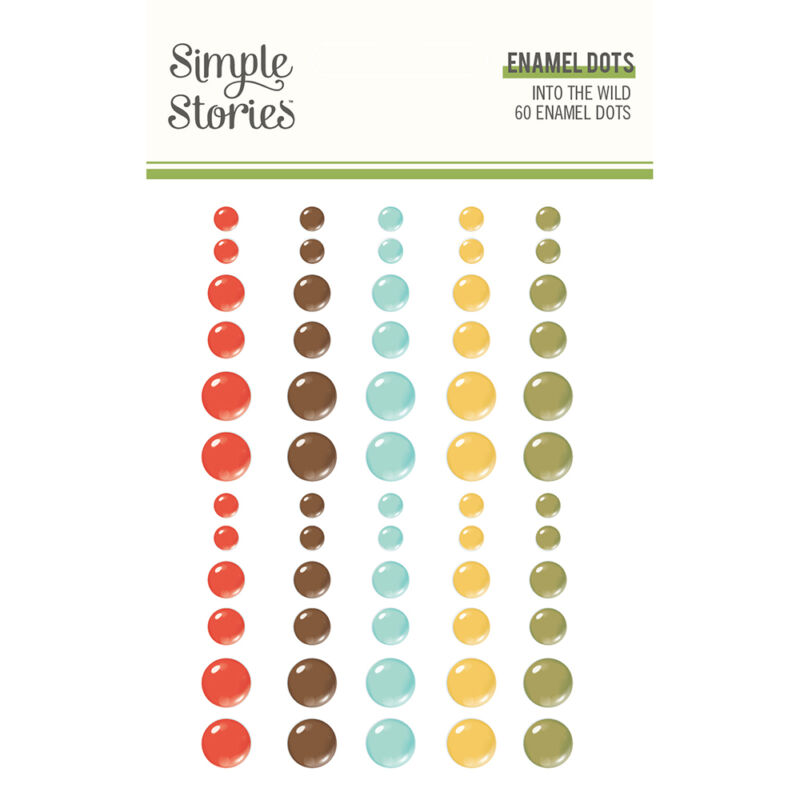 Simple Stories - Into the Wild Enamel Dots