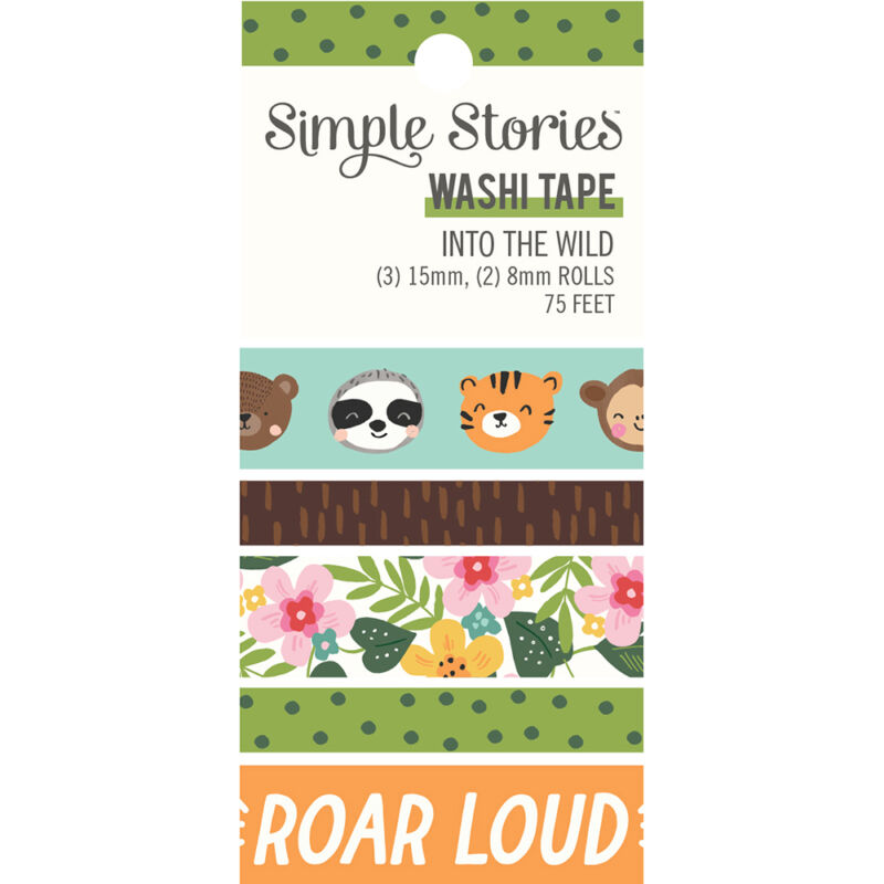 Simple Stories - Into the Wild Washi Tape