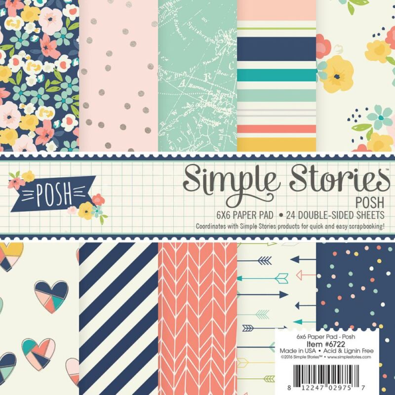 Simple Stories - Posh 6 x 6 Paper Pad