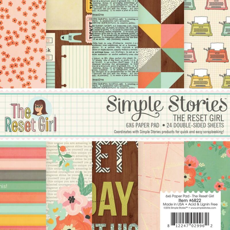 Simple Stories - The Reset Girl 6 x 6 Paper Pad