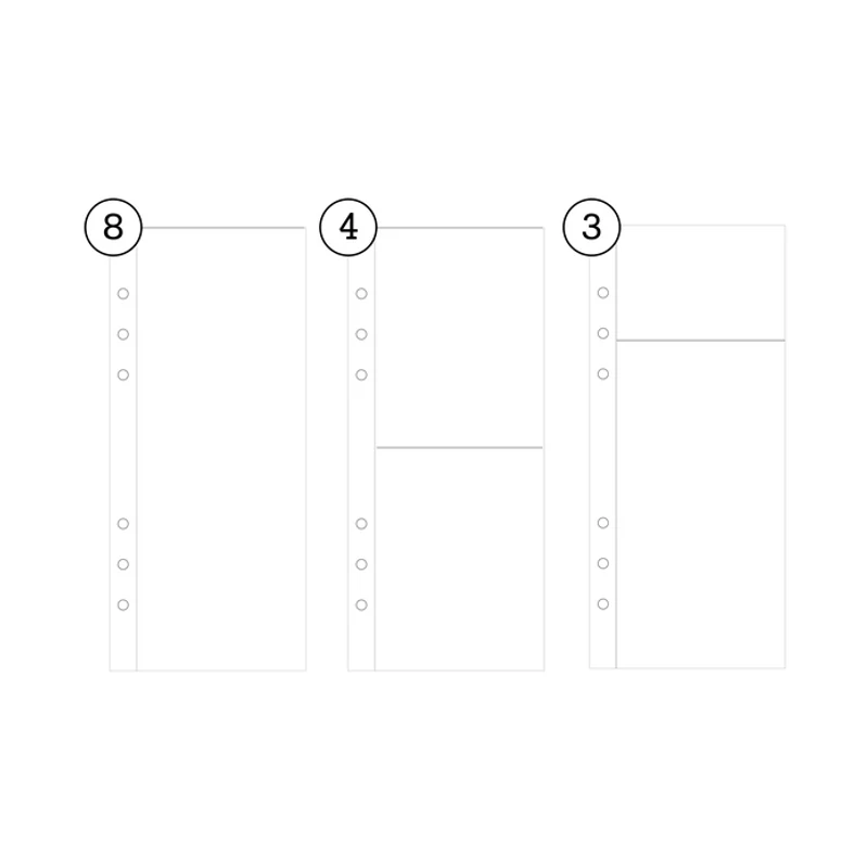 Ali Edwards - 3x8 Variety Page Protector Pack