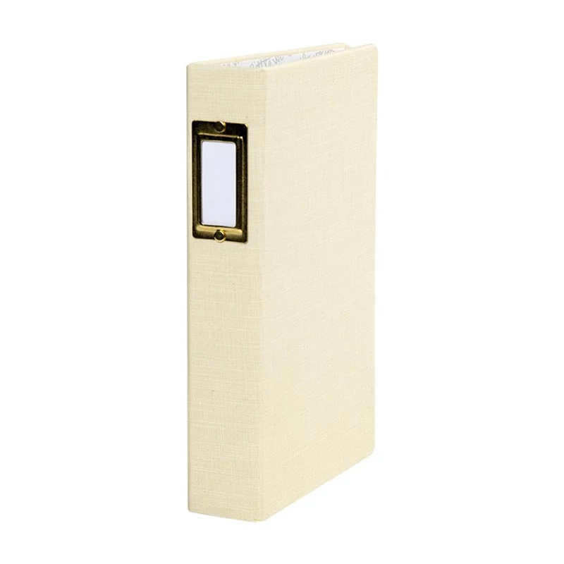 Ali Edwards - 3x8 Linen Album with 15 Page Protectors 
