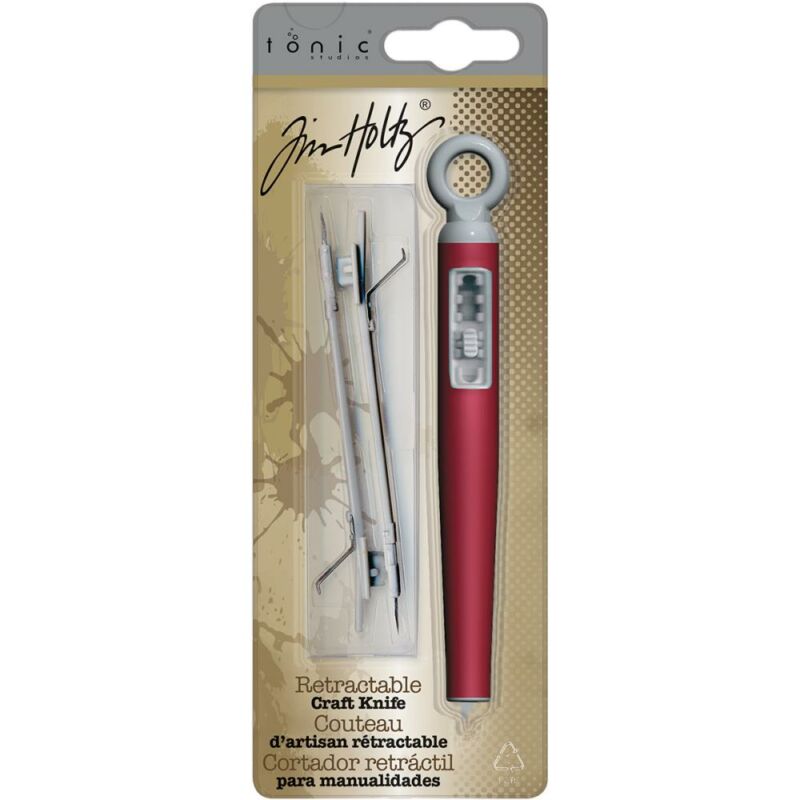 Tim Holtz Retractable Craft Knife with 2 Blades
