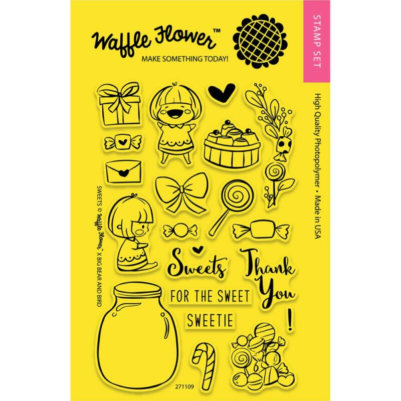 Waffle Flower Clear Stamp - Sweets 