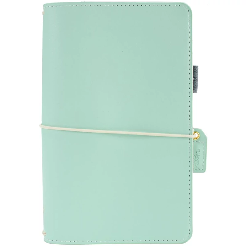 Websters Pages Color Crush Faux Leather Travelers' Planner - Mint