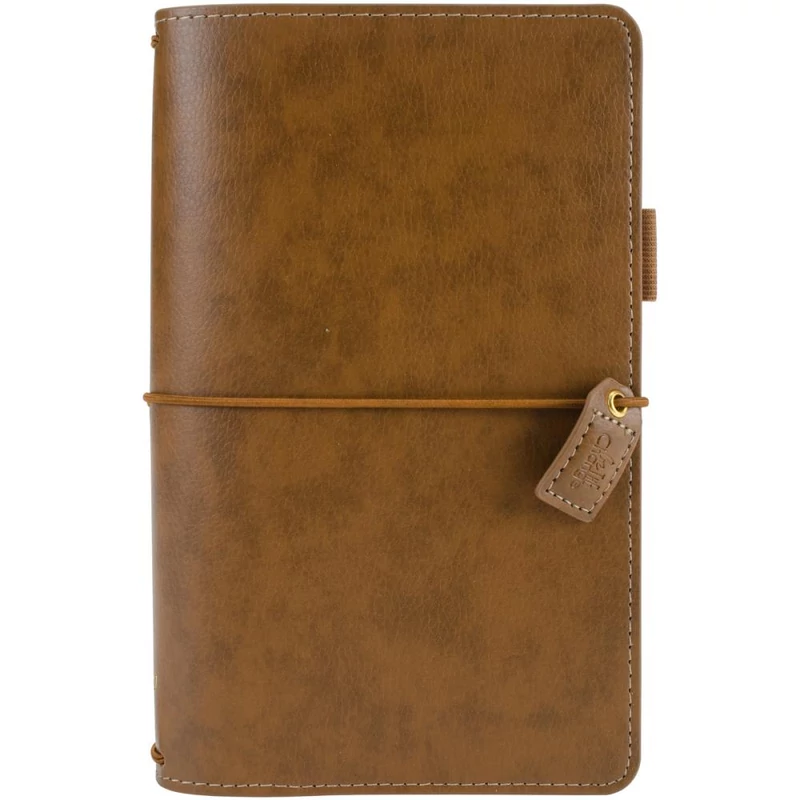 Websters Pages Color Crush Faux Leather Travelers' Planner - Walnut