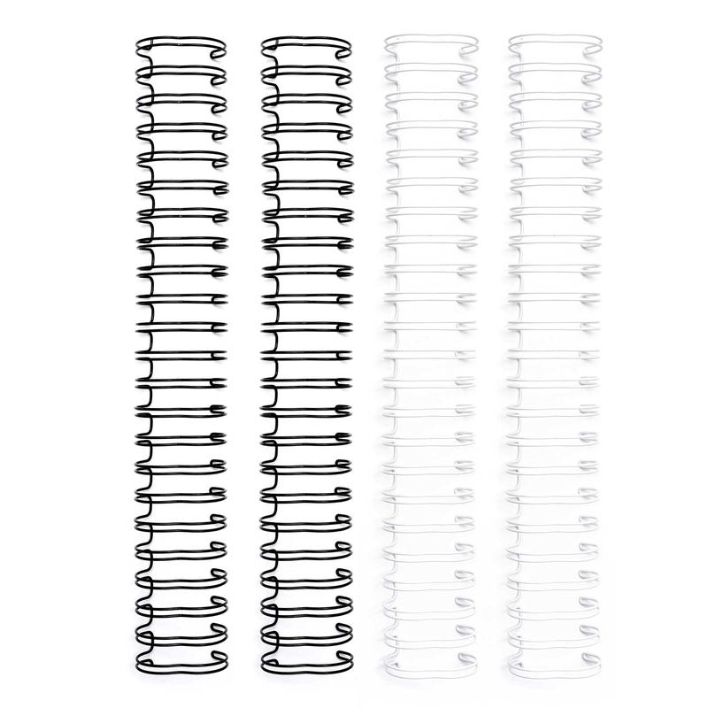 We R Memory Keepers - Cinch Black and White Wire 1" (4 pieces)