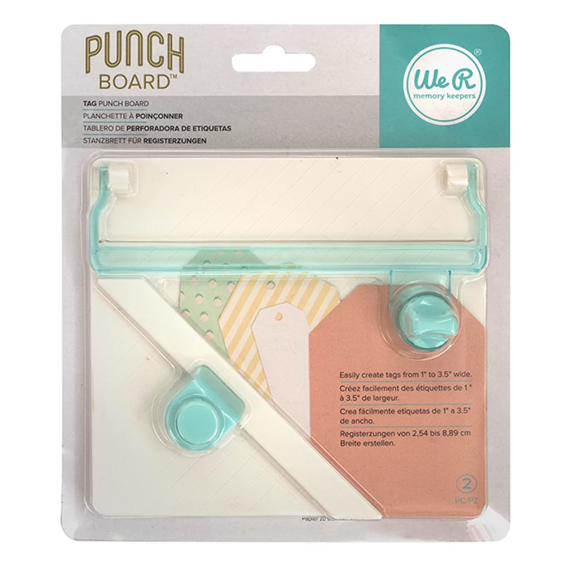 We R Memory Keepers Tag Punch Board