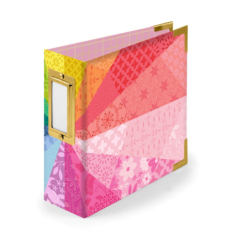 We R Memory Keepers - Paige Evans - 4x4 Paper Album - Color Wheel