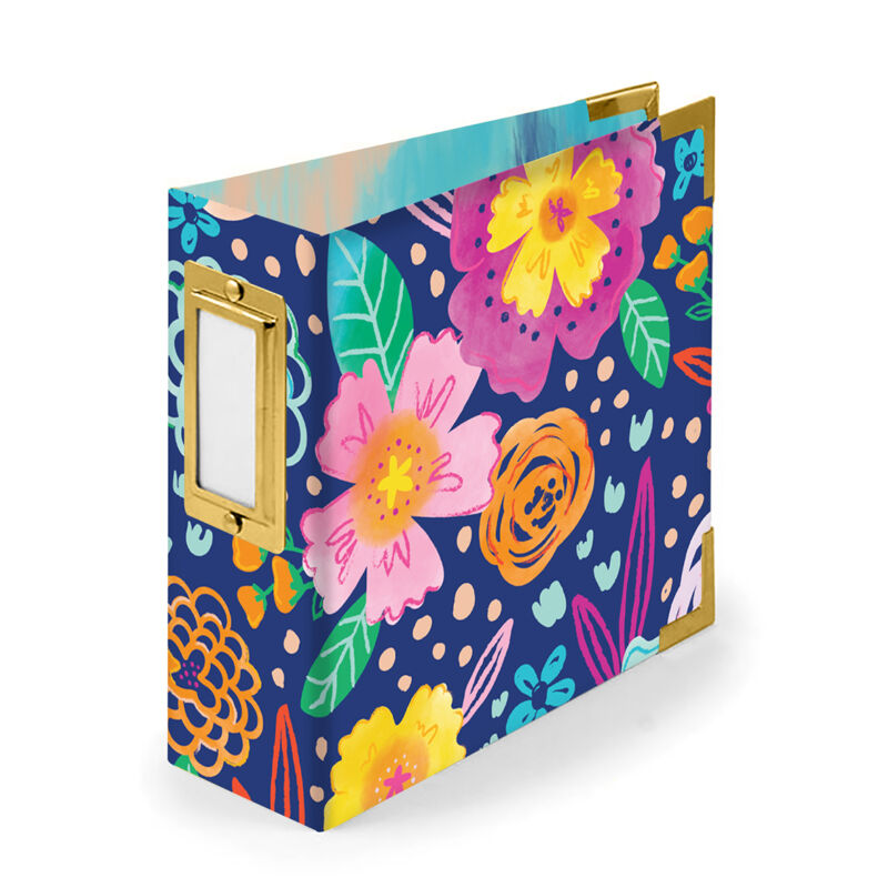 We R Memory Keepers - Paige Evans - 4x4 Paper Album - Floral