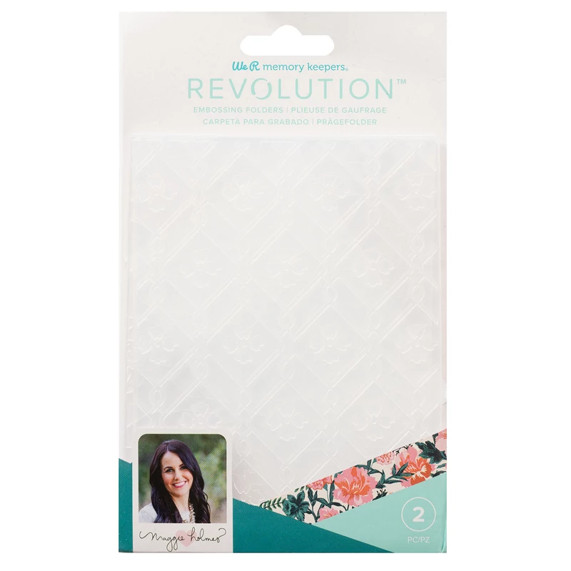 We R Memory Keepers - Embossing Folder Maggie Holmes (2 Pieces)