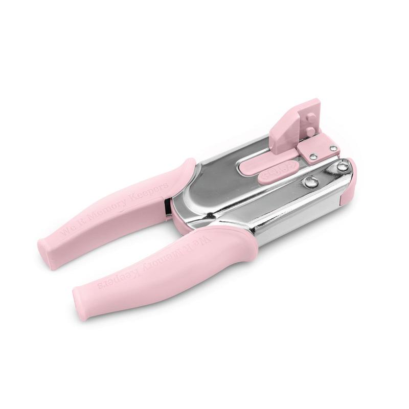 We R Memory Keepers Crop-A-Dile Hole Punch and Eyelet Setter Pink