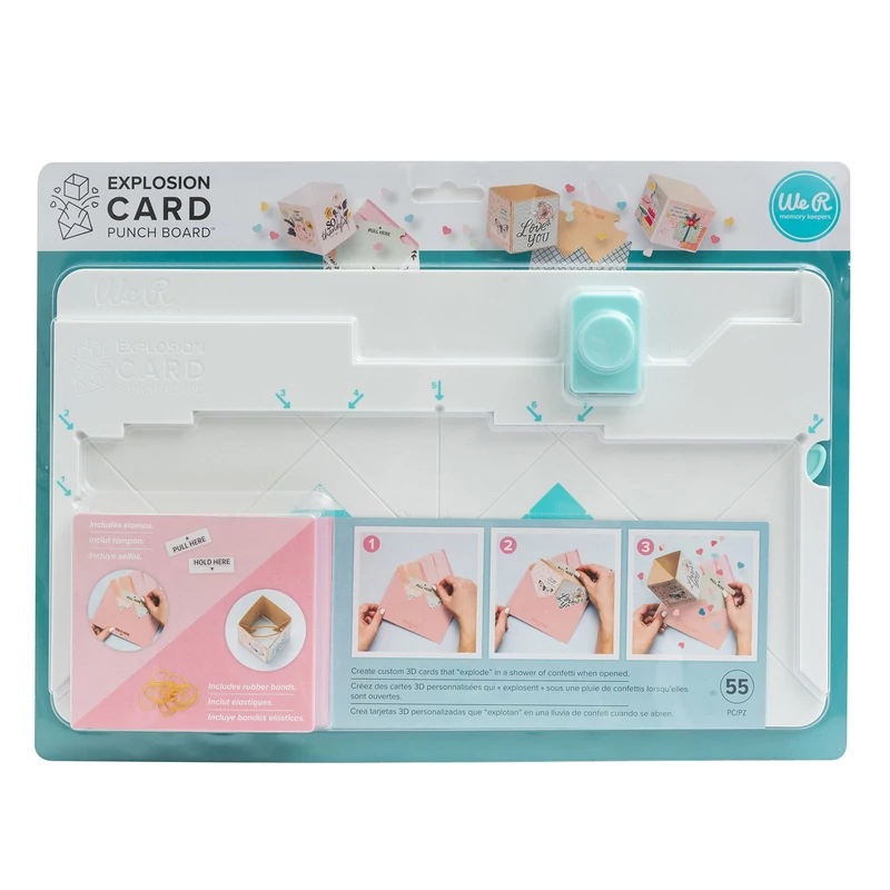 We R Memory Keepers - Explosion Card Punch Board