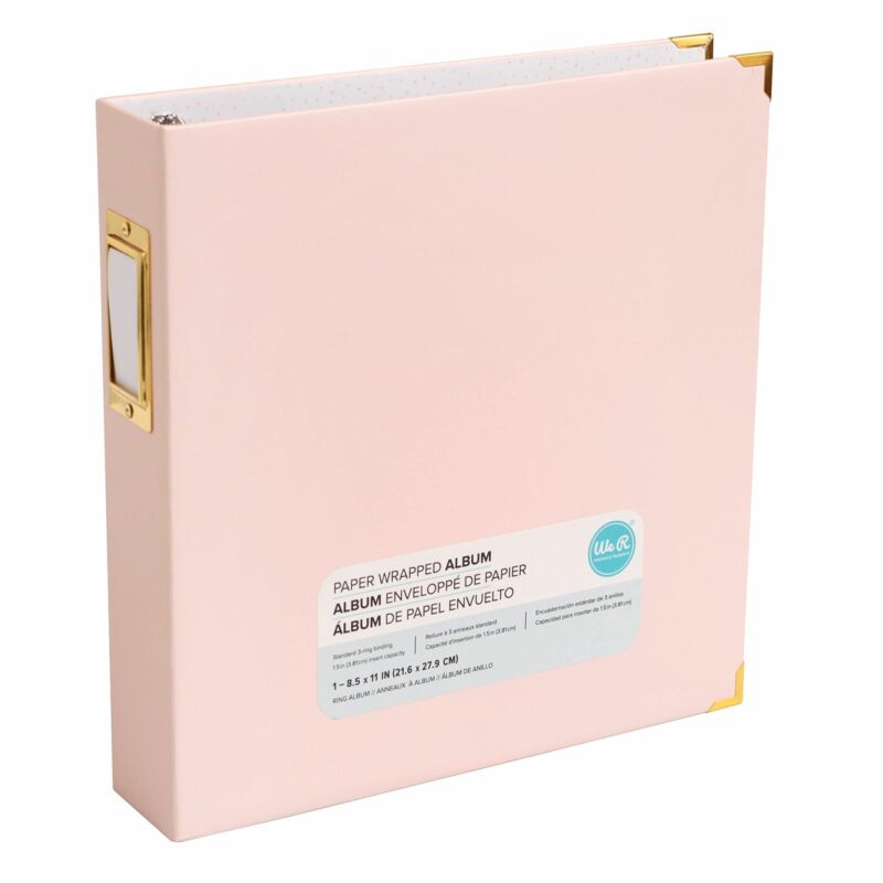 We R Memory Keepers 8.5x11 Paper Wrapped Album - Pink