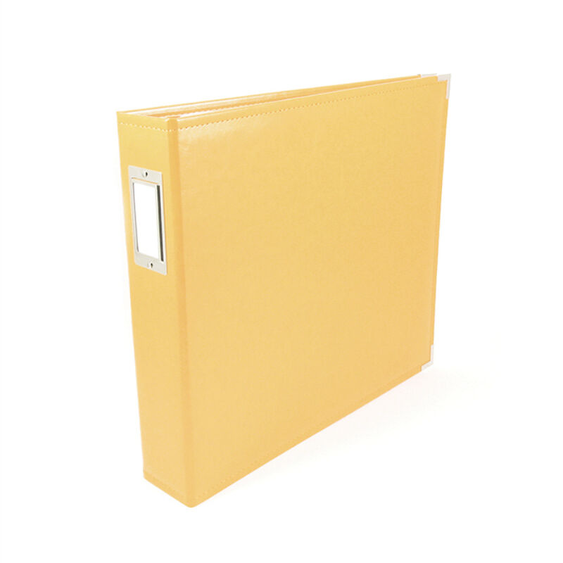 We R Memory Keepers 12x12 Classic Leather Album - Buttercup