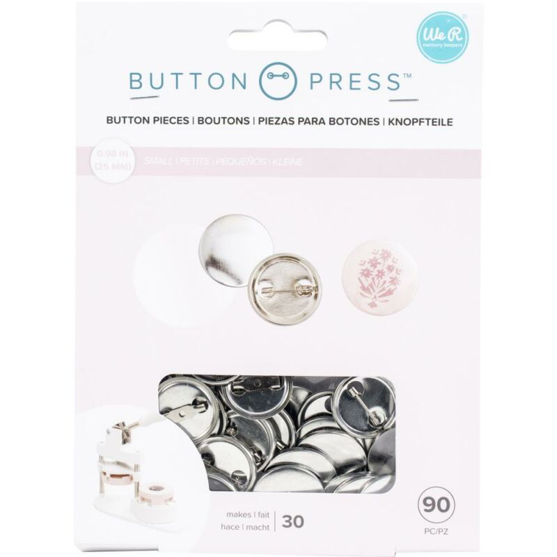 We R Memory Keepers - Button Press Small Refill Pack (90 Piece)