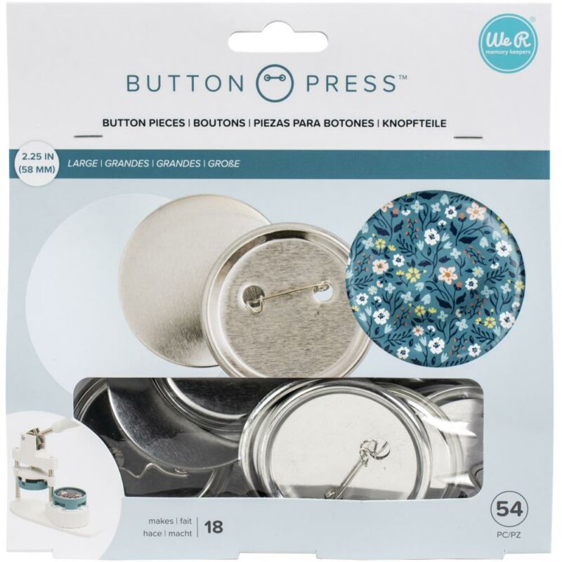 We R Memory Keepers - Button Press Large Refill Pack (54 Piece)