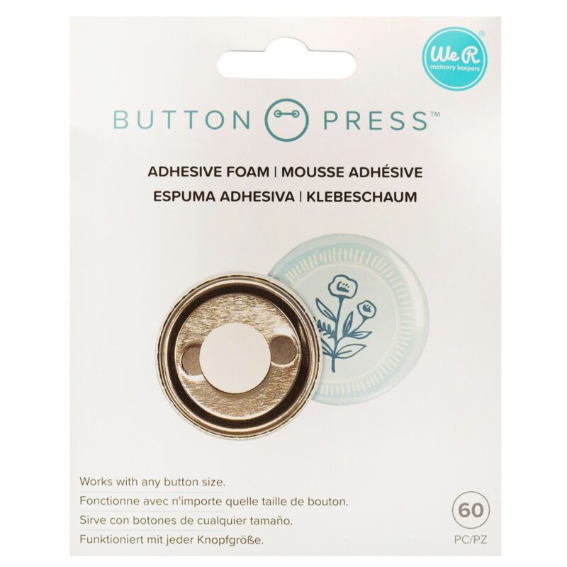 We R Memory Keepers - Button Press Adhesive Foam (60 Piece)