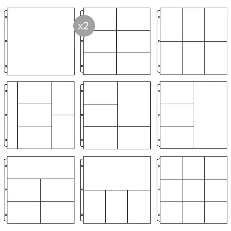 We R Memory Keepers - 12x12 Photo Sleeves Multipack