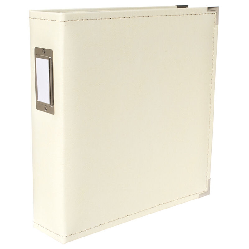 We R Memory Keepers 8.5x11 Classic Leather Album - Cream