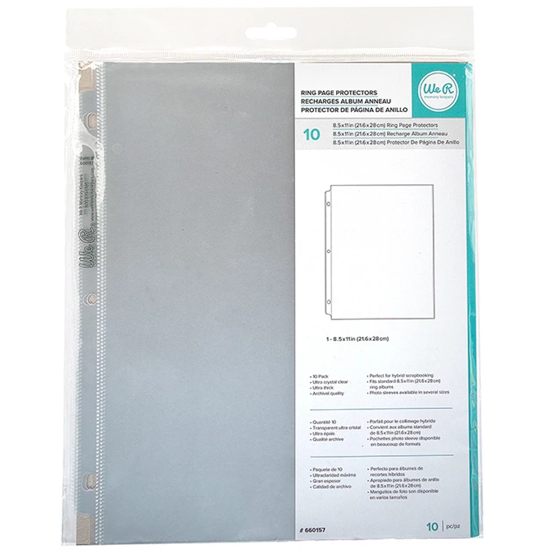 We R Memory Keepers - 8.5x11 Page Protector (10 pieces)