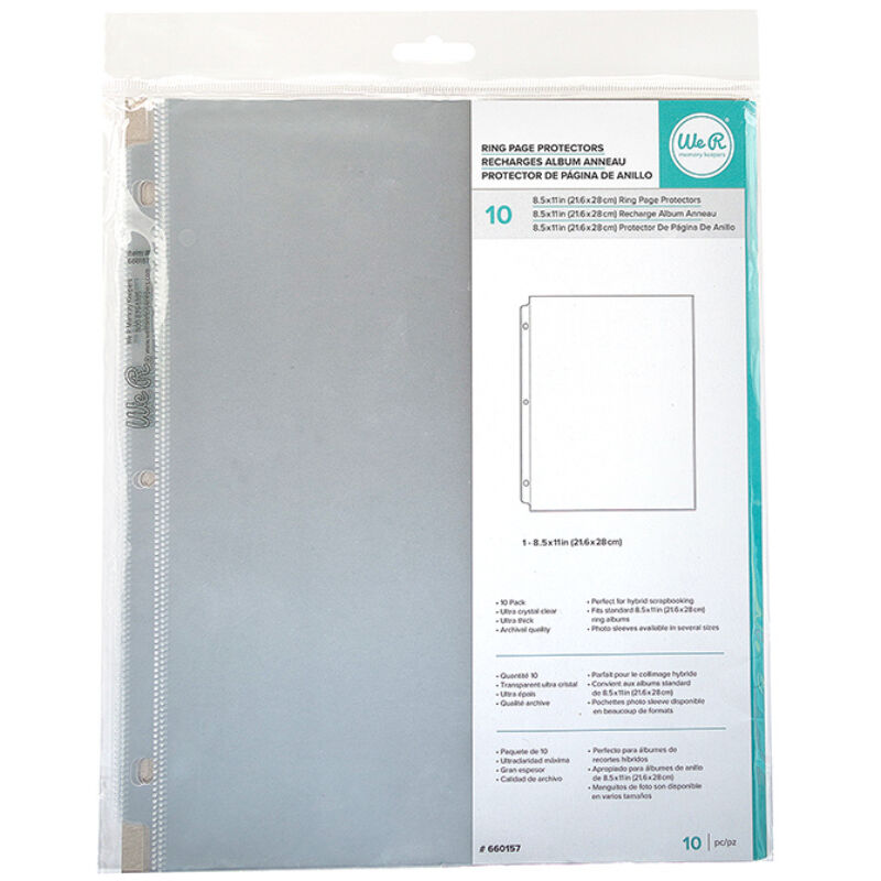 We R Memory Keepers - 8.5x11 Page Protector (10 pieces)