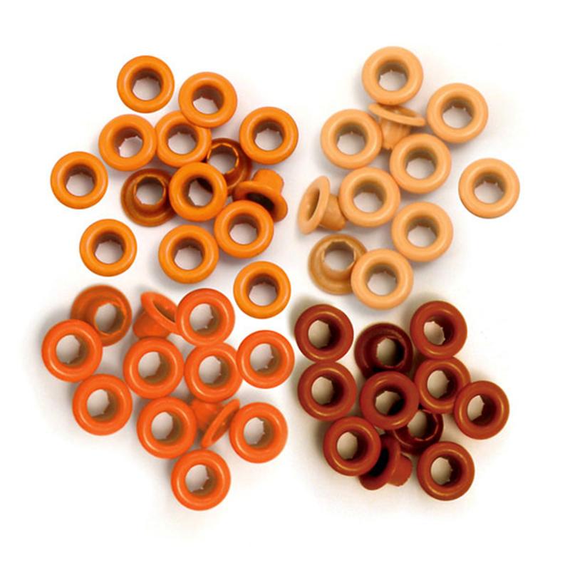 Standard Yellow We R Memory Keepers Eyelets for Scrapbooking