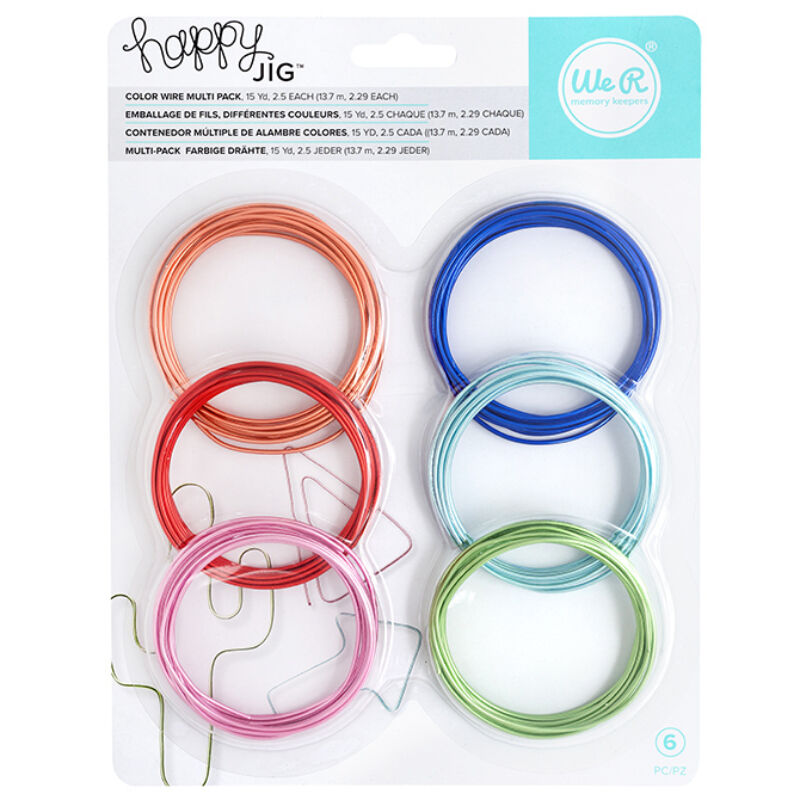 We R Memory Keepers Happy Jig Color Wire 6x5.5m - Colored Pack 