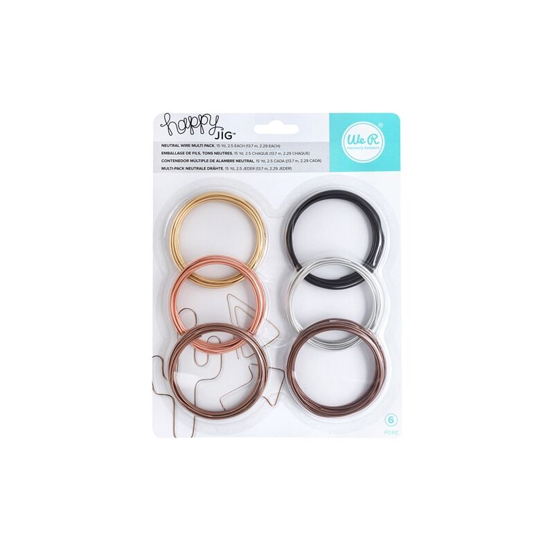We R Memory Keepers Happy Jig Color Wire 6x5.5m - Neutral Pack