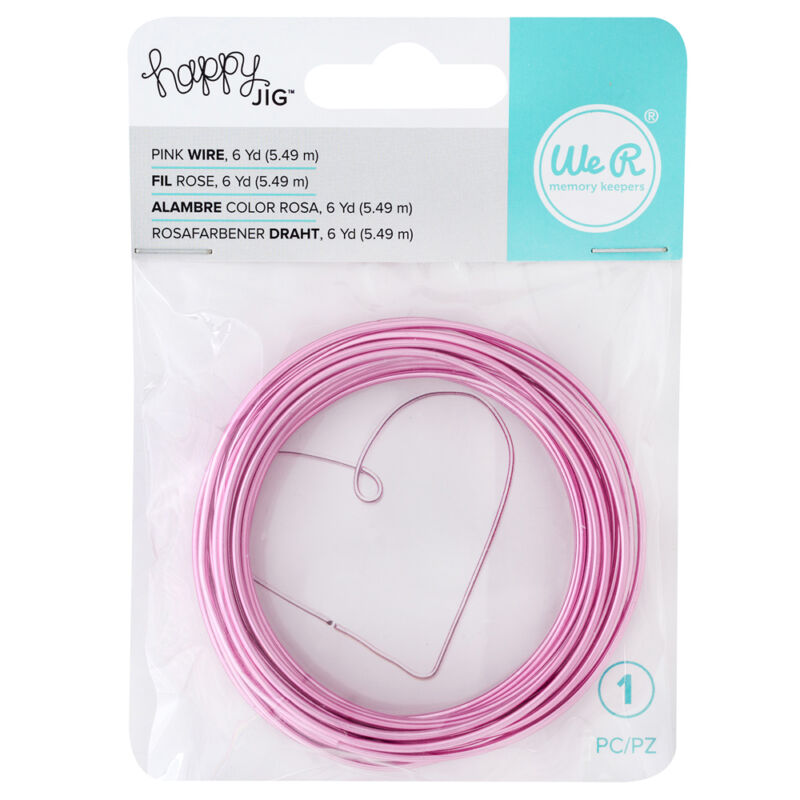 We R Memory Keepers Happy Jig Color Wire 5.5m - Pink