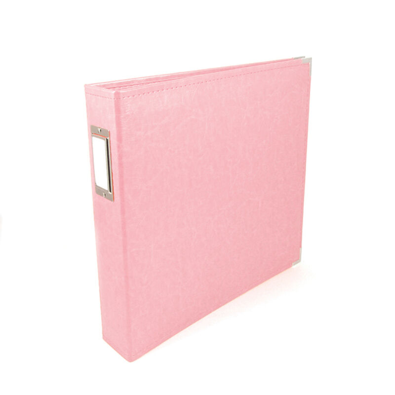 We R Memory Keepers 12x12 Classic Leather Album - Pretty Pink