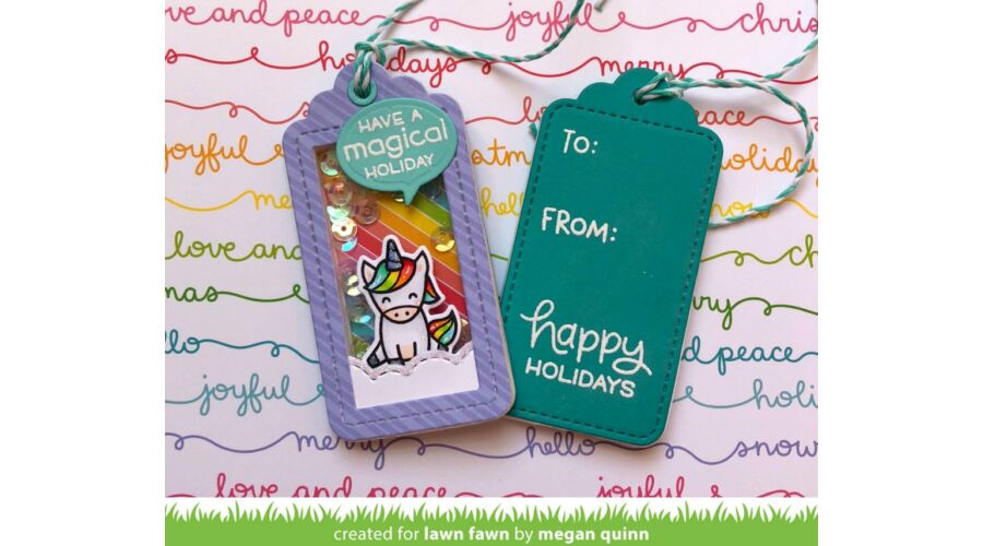 Lawn Fawn Say What? Gift Tags  ̹ ˻
